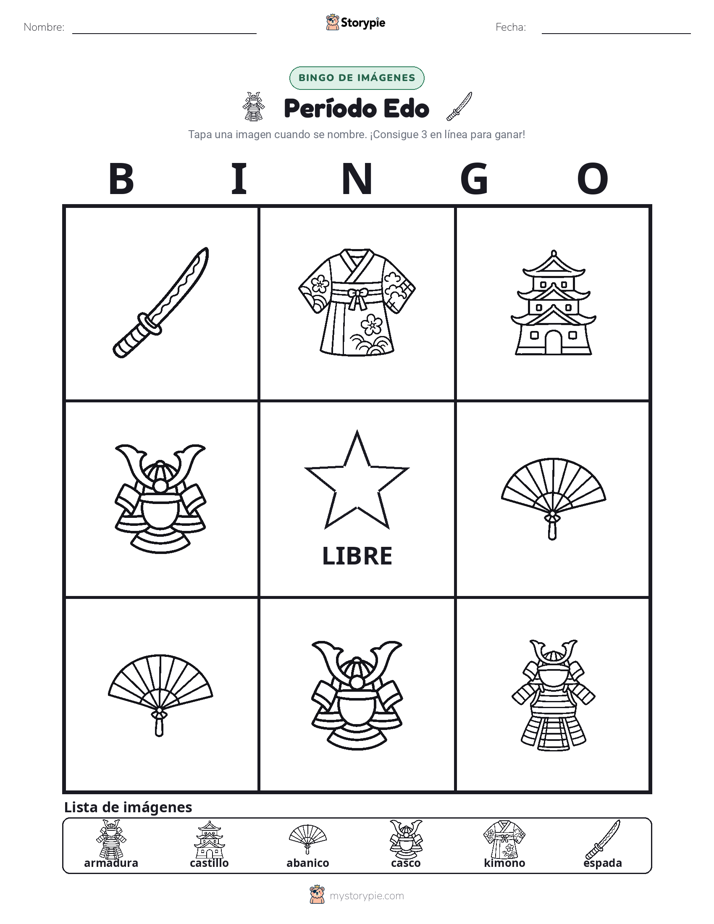 Bingo de Imágenes