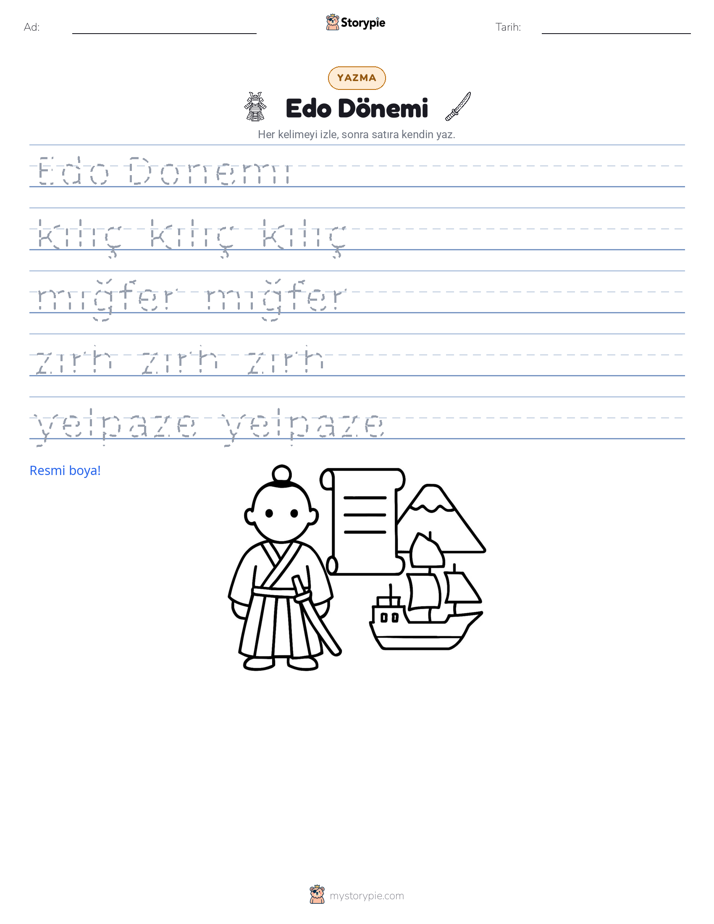 Yazma Pratiği