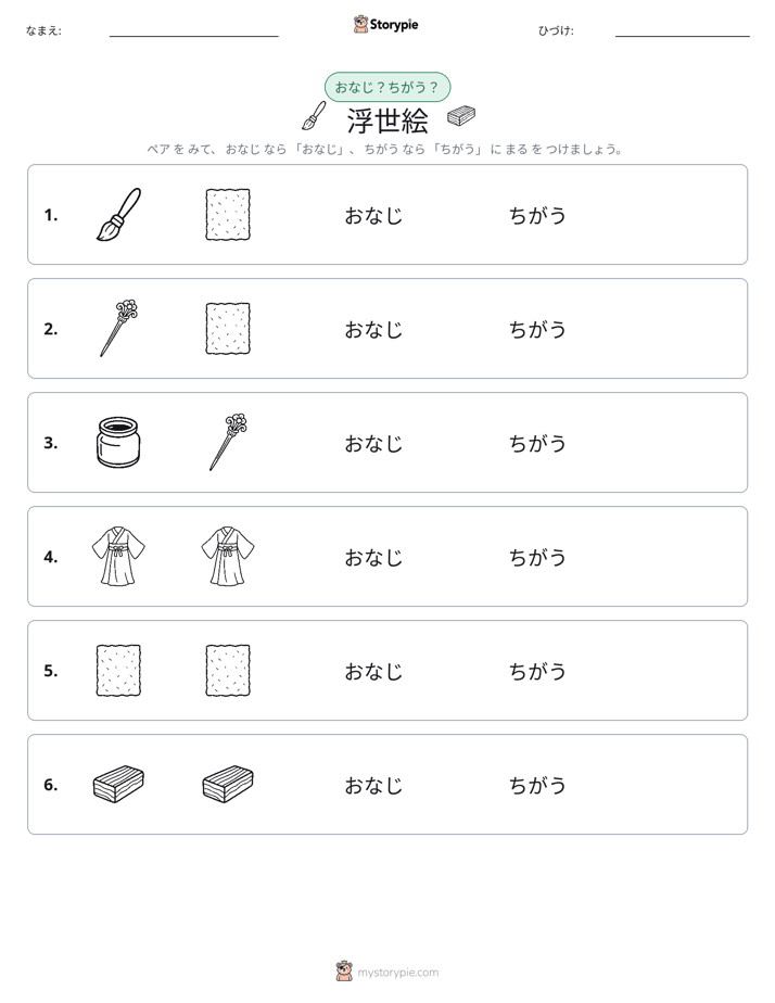 同じか違うか