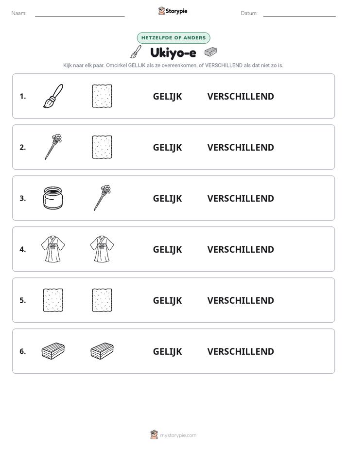 Zelfde of Verschillend