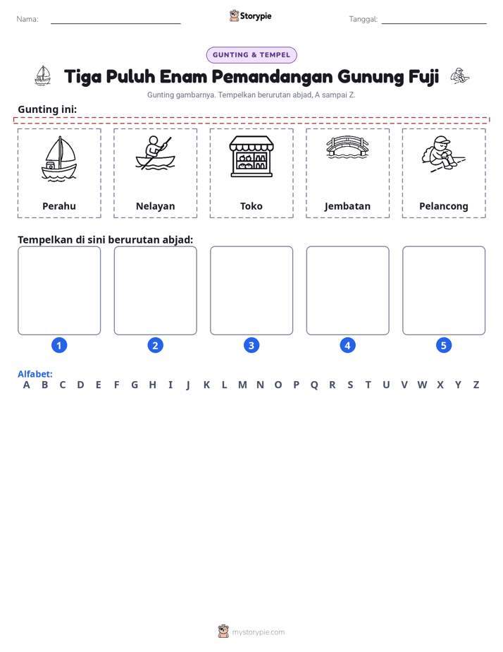 Potong & Tempel Huruf