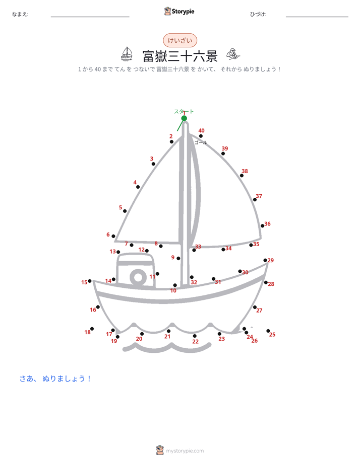 点つなぎ