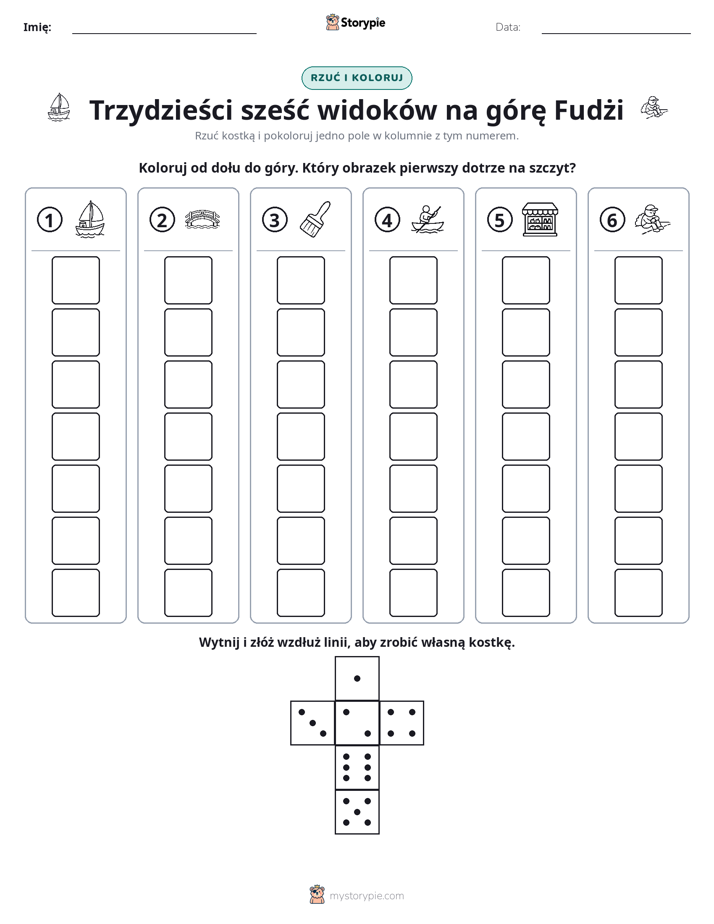 Rzuć i koloruj