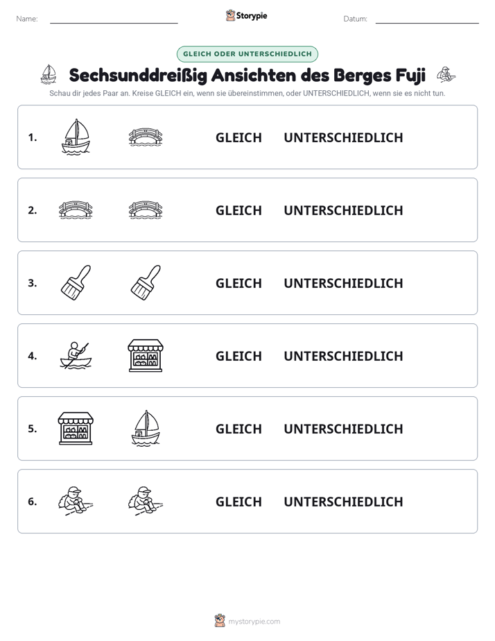 Gleich oder Anders