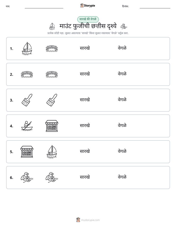 समान की भिन्न