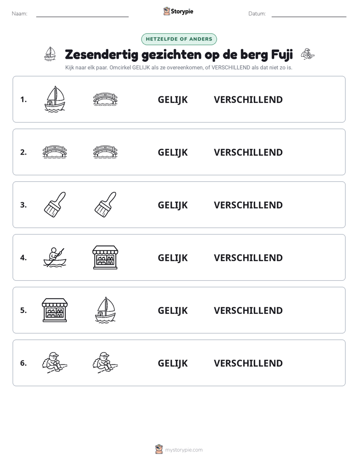 Zelfde of Verschillend