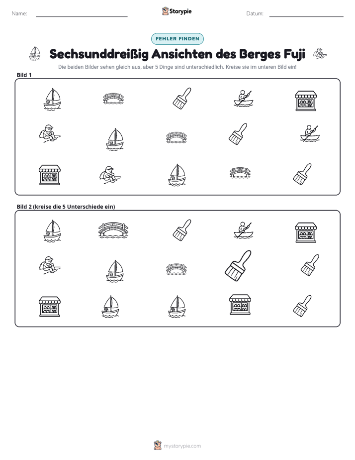 Finde den Unterschied