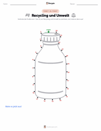 Recycling und Umweltverantwortung druckbare Arbeitsblatt Vorschau