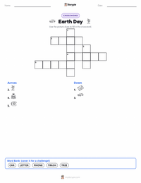 Earth Day printable worksheet preview