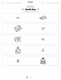 Earth Day printable worksheet preview