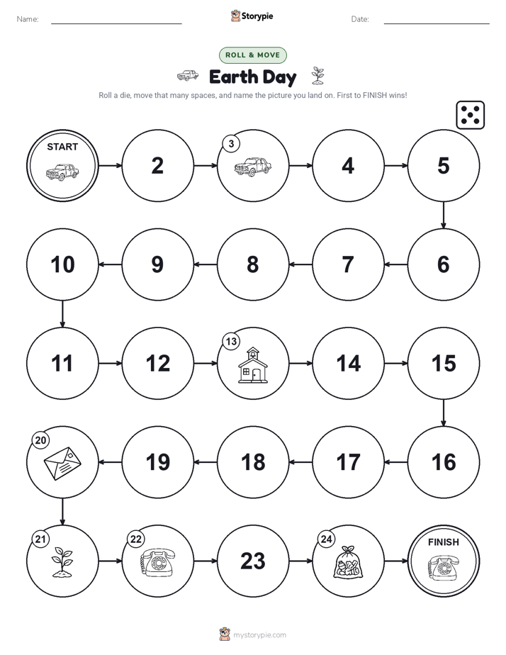 Roll & Move Game