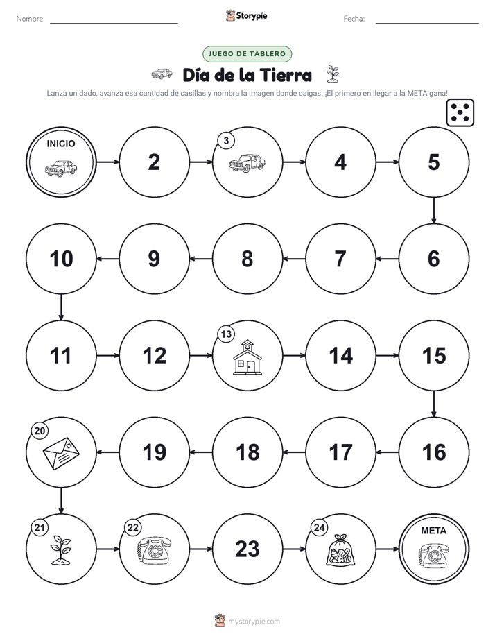 Juego de Rueda y Avanza