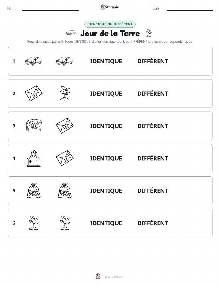 Identique ou Différent