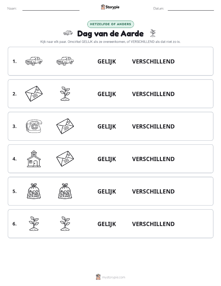 Zelfde of Verschillend