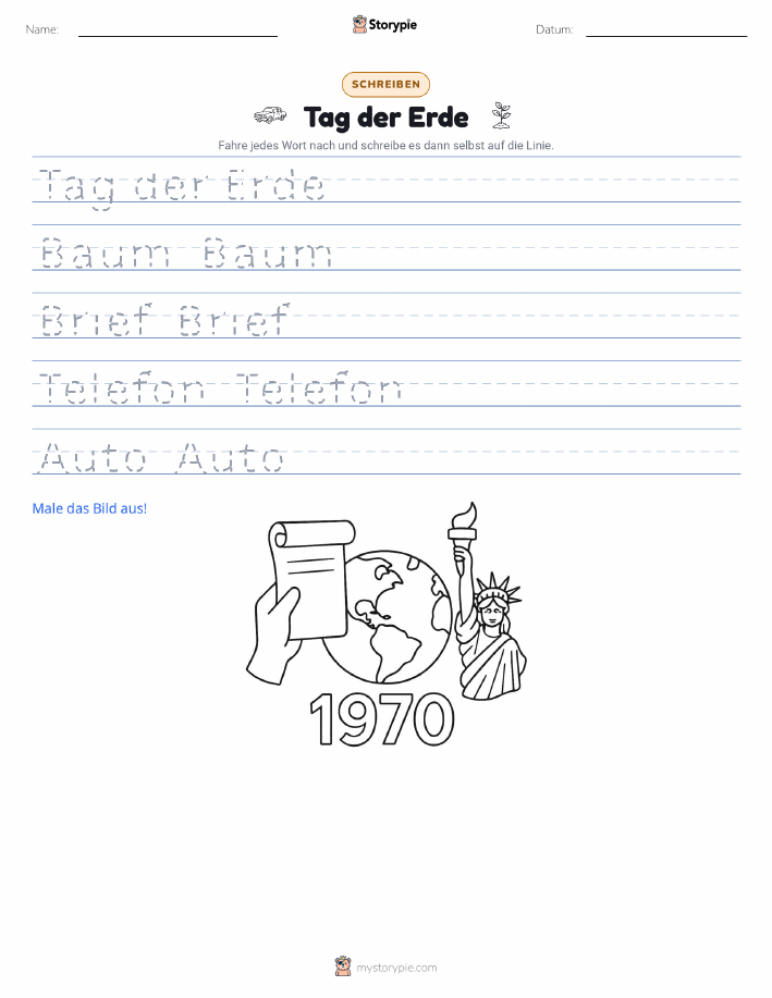Schreibübung