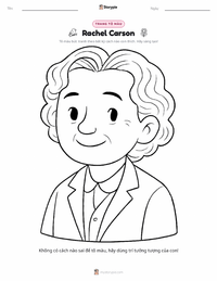 Trang tô màu Rachel Carson cho trẻ em