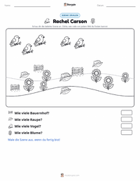 Rachel Carson druckbare Arbeitsblatt Vorschau