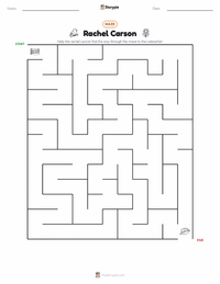 Rachel Carson printable worksheet preview
