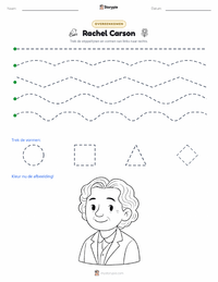 Rachel Carson afdrukbare werkblad voorbeeld