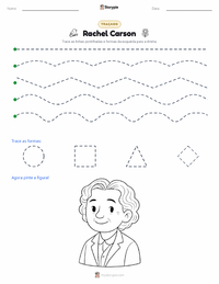 Prévia da folha de atividades imprimível Rachel Carson