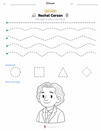 Rachel Carson yazdırılabilir çalışma sayfası önizlemesi