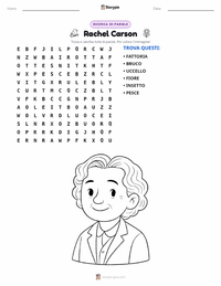 Anteprima della scheda stampabile di Rachel Carson