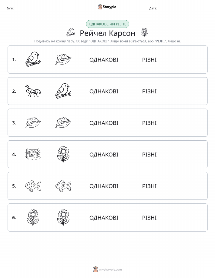 Однакові чи різні