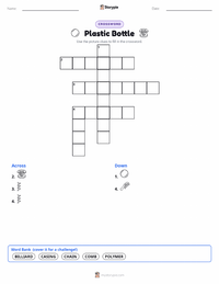Plastic Bottle printable worksheet preview