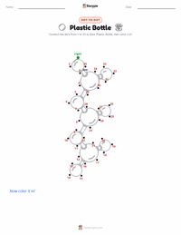 Plastic Bottle printable worksheet preview