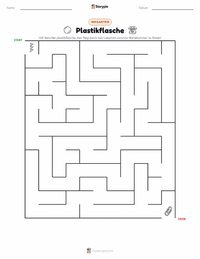 Kunststoff druckbare Arbeitsblatt Vorschau