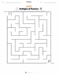 Anteprima della scheda stampabile di Plastica
