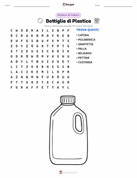 Anteprima della scheda stampabile di Plastica