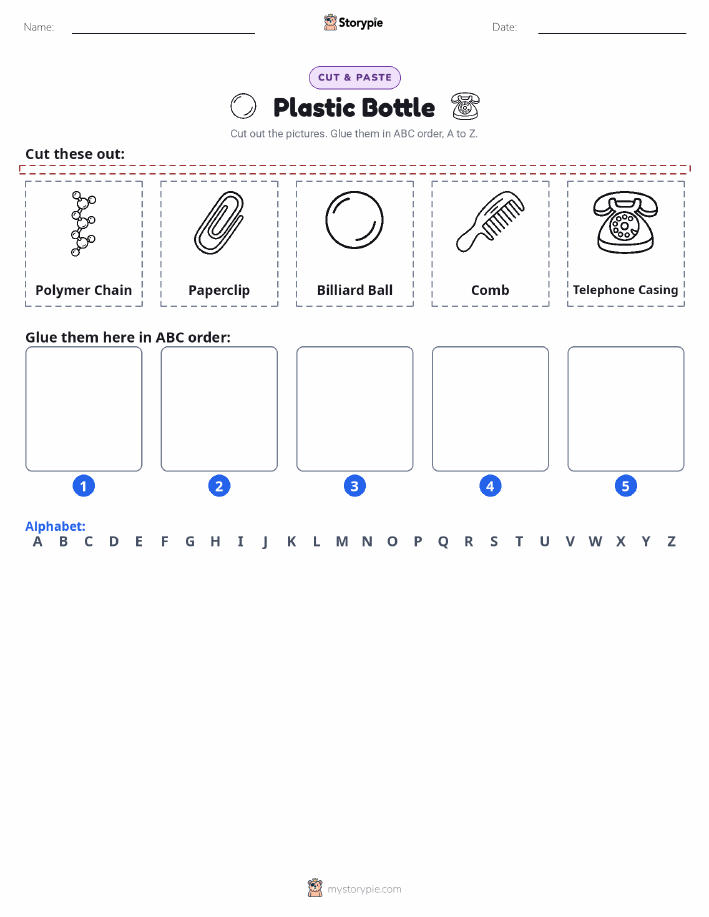 Cut & Paste Alphabet