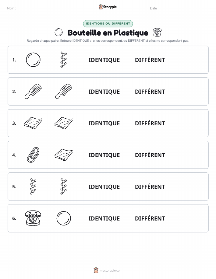 Identique ou Différent