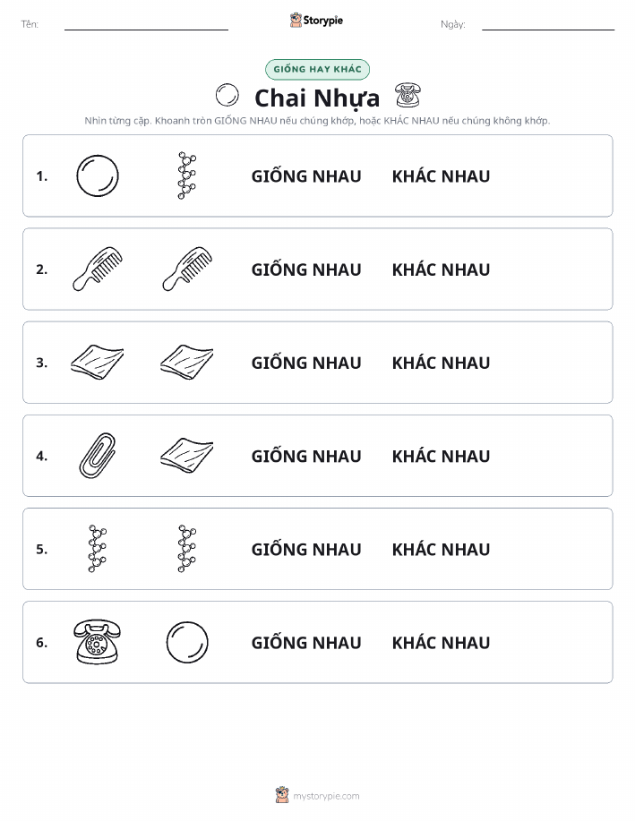 Giống Hay Khác