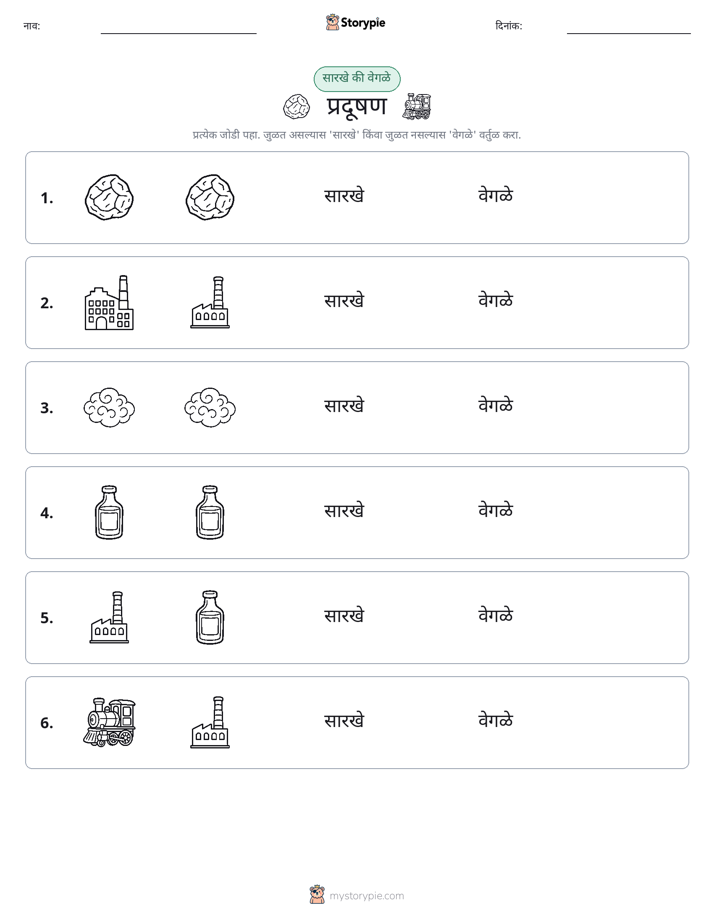 समान की भिन्न