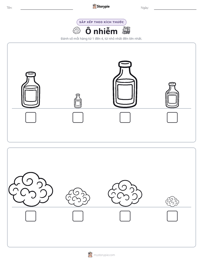 Thứ Tự Kích Thước