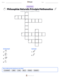 Anteprima della scheda stampabile di Philosophiæ Naturalis Principia Mathematica