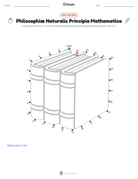 Philosophiæ Naturalis Principia Mathematica printable worksheet preview
