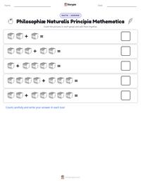 Philosophiæ Naturalis Principia Mathematica printable worksheet preview
