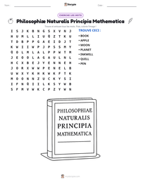 Aperçu de la feuille de travail imprimable Philosophiæ Naturalis Principia Mathematica