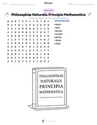 Prabaca lembar kerja cetak Philosophiæ Naturalis Principia Mathematica