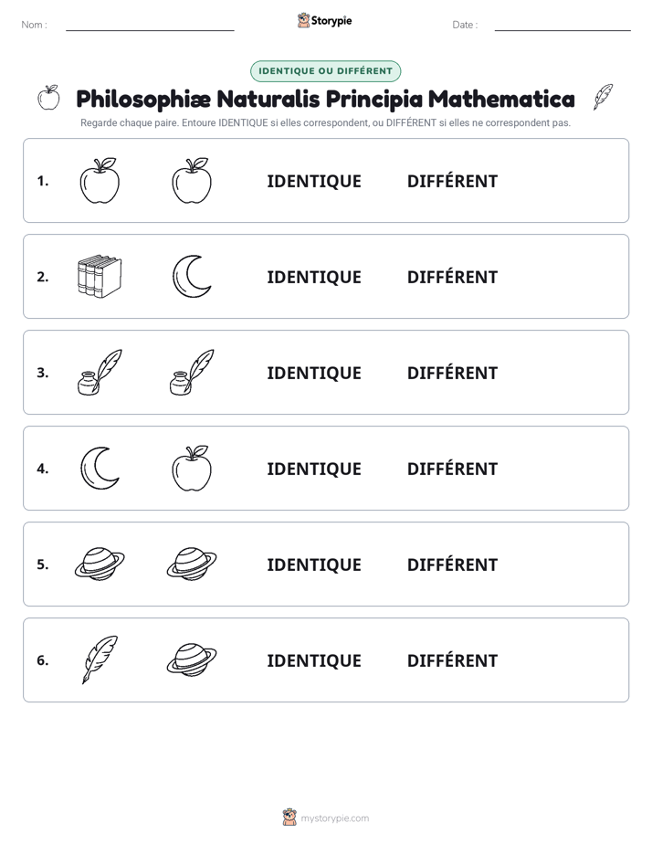 Identique ou Différent