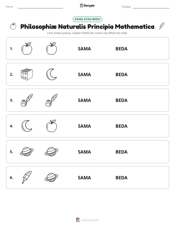 Sama atau Berbeda