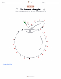 The Basket of Apples printable worksheet preview