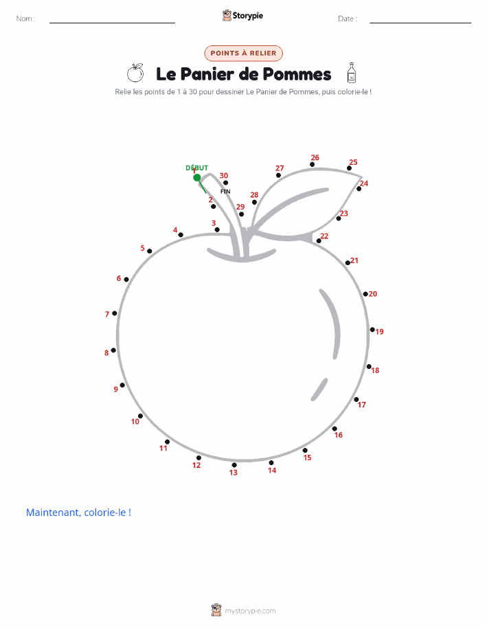 Relie les points