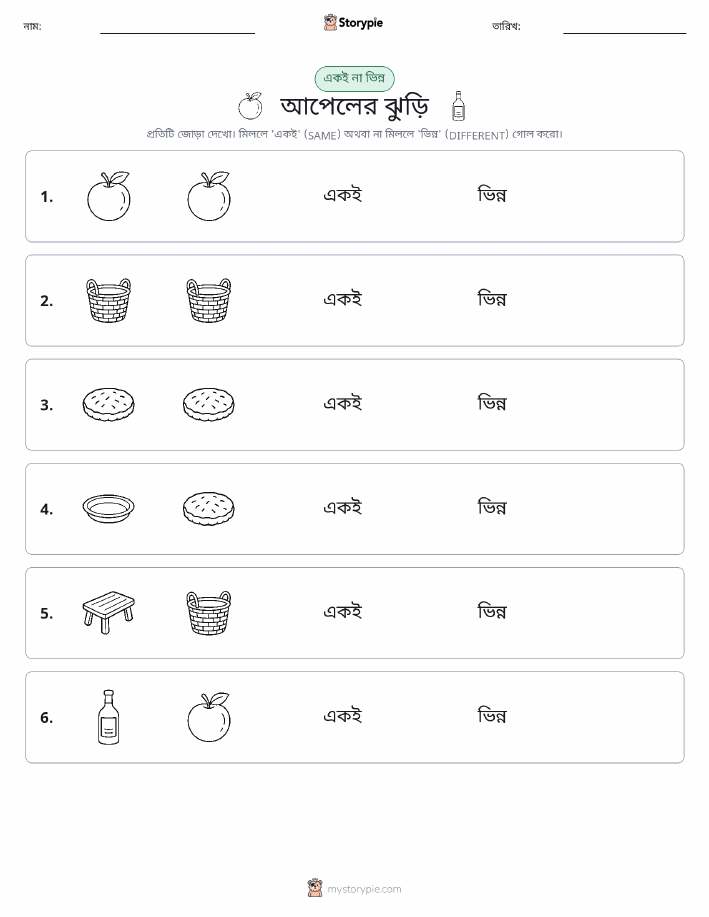 একই বা ভিন্ন
