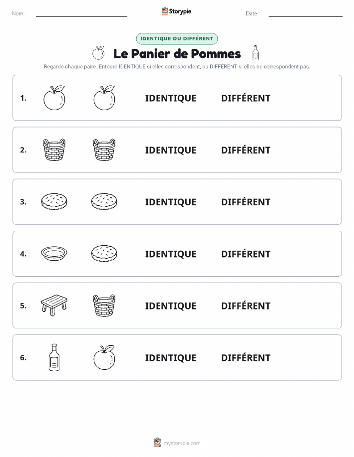 Identique ou Différent