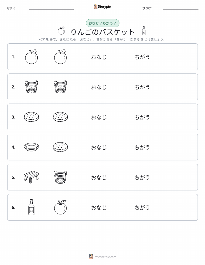 同じか違うか