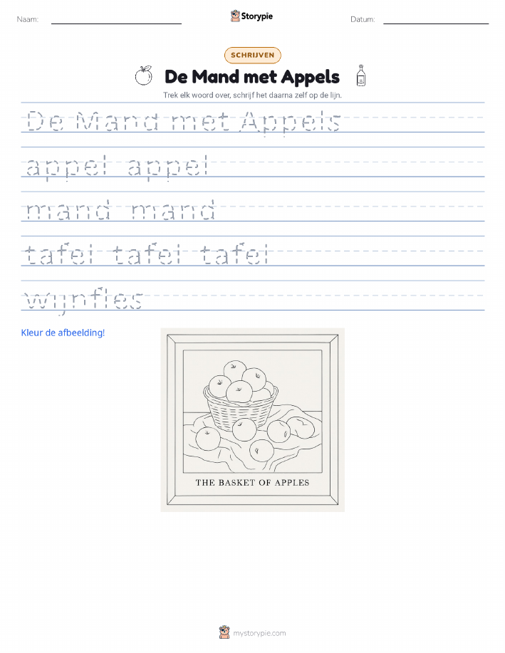 Schrijf Oefening